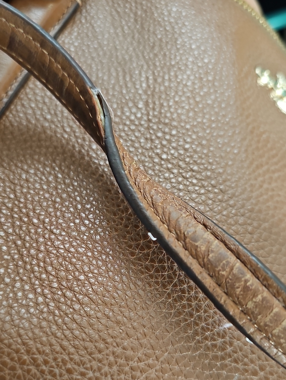 Coach Ava II Pebble Leather Tote D1648 F37216 READ - Picture 15 of 15